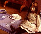 Jacques Emile Blanche Lucie Dans L'Atelier painting